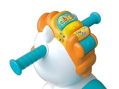 Clementoni - Hobbelpaard en wielen - Manen met tussenknopen - Vanaf 1 jaar oud