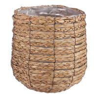 Plantenmand mica avalon zeegras 26x26cm lichtbruin - thumbnail