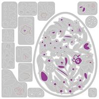 Sizzix • thinlits die set 11pcs holiday greens mini by tim holtz - thumbnail