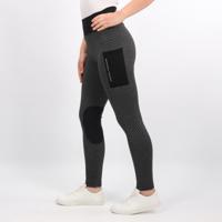 Rijlegging Imperial Riding Irhdiamond Bubble Knie Grip, XS in zwart - thumbnail