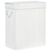 Beliani - KALTHOTA - Mand - Wit - Bamboehout - thumbnail