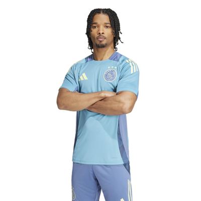 Ajax Trainingsshirt Senior 2024/2025 - Maat XS - Kleur: Blauw | Soccerfanshop Ajax Trainingsshirt Senior 2024/2025 - Maat XS - Kleur: Blauw | Soccerfanshop