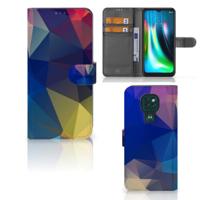 Motorola Moto G9 Play | E7 Plus | Book Case | Polygon Dark - thumbnail