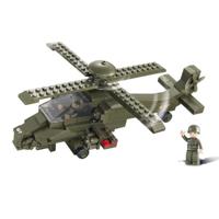 Sluban Army Militair Helicopter bouwstenen set (M38-B0298) - thumbnail