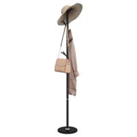 Kapstok 175 cm gepoedercoat ijzer zwart - thumbnail