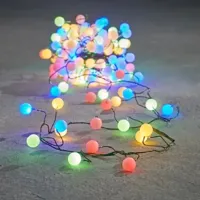 Luca Lighting LED kerstverlichting cluster besjes 200 lampjes groen 5m, multicolor - thumbnail