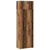 Opbergkast Oud hout 70 x 42.5 x 225 cm Bewerkt hout - thumbnail