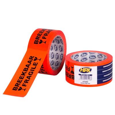 HPX Producten/plakband breekbaar oranje 5cm 66m HPX Producten/plakband breekbaar oranje 5cm 66m
