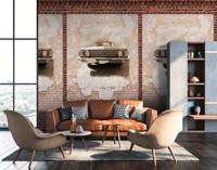 Livingwalls The Wall II - Bruin - Stenen Muur - 392431 - thumbnail