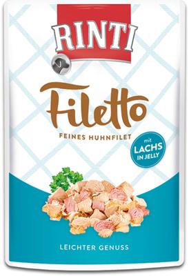 RINTI Filetto Chicken fillet with salmon - natvoer voor honden - 100g