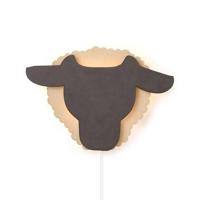 Van Tjalle En Jasper - schaap wandlamp - hout - thumbnail