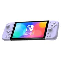Hori Split Pad Compact Attachment Set (Violetto Lavanda) Ergonomische controller voor de draagbare modus met bekabelde adapter voor Nintendo Switch/OLED - Officieel gelicentieerd product van Nintendo - thumbnail