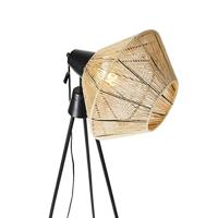 QAZQA Landelijke vloerlamp tripod touw - Jenthe - thumbnail