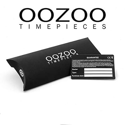 OOZOO C10900 Horloge Timepieces staal zilverkleurig-wit 42 mm
