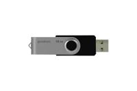 Goodram UTS2 USB flash drive 16 GB USB Type-A 2.0 Zwart, Zilver - thumbnail
