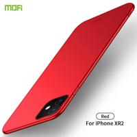 MOFI Frosted PC ultradun hard case voor iPhone 11 (rood) - thumbnail