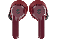 Skullcandy Indy True-draadloze hoofdtelefoon met bluetooth-microfoon, zweet-, water- en stofbestendig (IP55), 16 uur batterijduur, Moab/Red - thumbnail