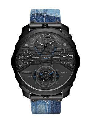 Horlogeband Diesel DZ7381 Leder Jeans 26mm