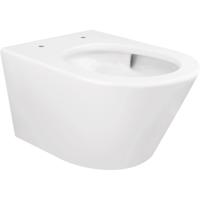 Wiesbaden Vesta Tornado Flush Wandcloset Rimless met Nano Coating - Glans Wit - thumbnail
