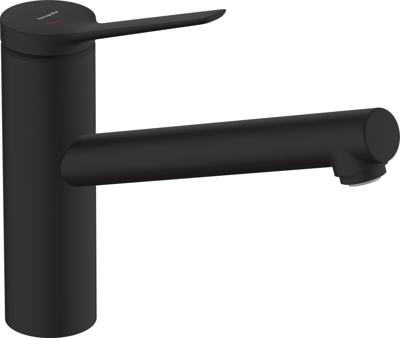 Hansgrohe Zesis M33 ééngreeps keukenmengkraan 150 CoolStart, EcoSmart 1jet, mat zwart