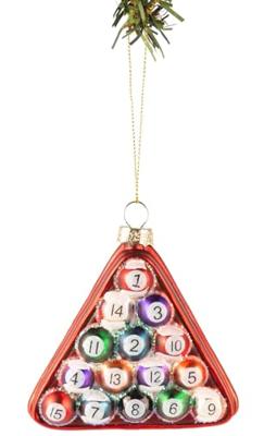 Nordic Light Kerstbal Biljart 10 cm - thumbnail