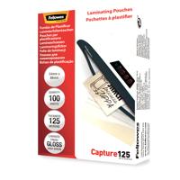Fellowes Lamineerfolie 86 x 54 mm, Creditcard 125 micron glanzend 100 stuk(s) - thumbnail