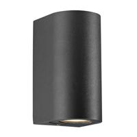 Enzo Nordlux wandlamp canto maxi2 rond 2x gu10 zwart ip44 - 4800952 - thumbnail