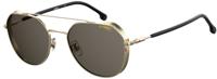 Carrera Eyewear zonnebril 222/G/S unisex cat. 1 piloot RVS goud - thumbnail