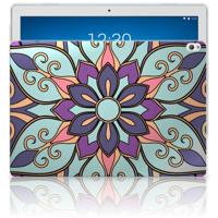 Lenovo Tab P10 | Siliconen hoesje | Purple Flower - thumbnail