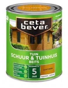 Cetabever Schuur en Tuinhuis Beits Transparant Zijdeglans - Blank