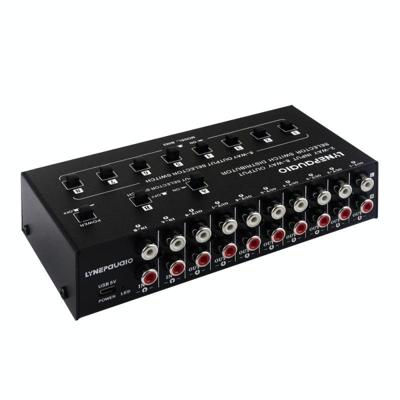 2 In 8 OUT RCA Audio Frequency Signal Select Switch Distributor 2 In 8 OUT RCA Audio Frequency Signal Select Switch Distributor