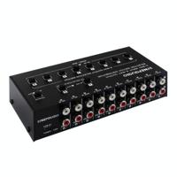 2 In 8 OUT RCA Audio Frequency Signal Select Switch Distributor - thumbnail