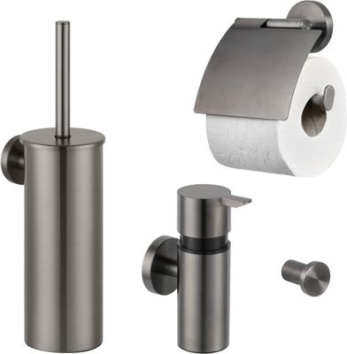 Saqu Nemo 4-delige toiletset gunmetal