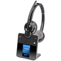 HP Poly Savi 8420 Office On Ear headset DECT, Bluetooth Stereo Zwart Noise Cancelling Volumeregeling, Microfoon uitschakelbaar (mute) Computer - thumbnail