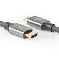Nedis CVTB35000GY30 HDMI kabel 3 m HDMI Type A (Standaard) Zwart - thumbnail