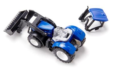 Siku 1396 new holland + voorlader 9,3cm