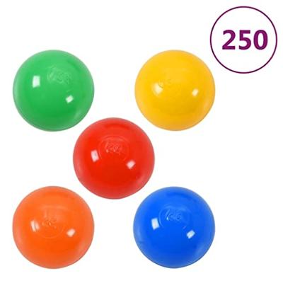 VidaXL Kinderspeeltent met 250 ballen 301x120x128 cm roze