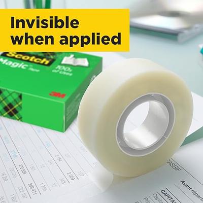 Scotch Magic Tape plakband ft 19 mm x 33 m, pak van 4 rollen Scotch Magic Tape plakband ft 19 mm x 33 m, pak van 4 rollen