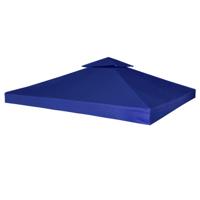 VidaXL Vervangend tentdoek prieel 310 g/m² 3x3 m donkerblauw - thumbnail