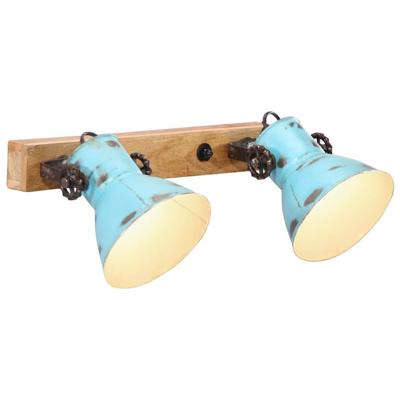 VidaXL Wandlamp 25 w e27 45x25 cm verweerd blauw