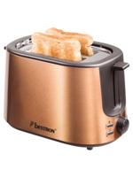 Bestron ATS1000CO broodrooster 2 snede(n) 1000 W Koper - thumbnail