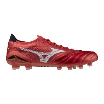 Mizuno Morelia Neo IV Beta Elite Gras Voetbalschoenen (FG) Rood Zilver Zwart