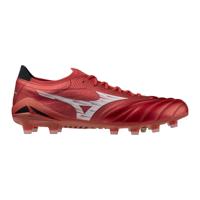 Mizuno Morelia Neo IV Beta Elite Gras Voetbalschoenen (FG) Rood Zilver Zwart - thumbnail