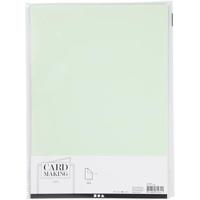 Creativ Company Karton, a4, vel 210x297 mm, 220 gr, lichtgroen, 10 stuk/ 1 doos - thumbnail