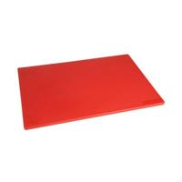 Snijplank Hygiplas LDPE 450x300x10 mm rood - thumbnail