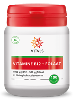 Vitals Vitamine B12 1000mcg + Folaat 500mcg Zuigtabletten - thumbnail