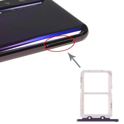 SIM-kaart lade + SIM-kaart lade voor Huawei Honor 20 Pro (paars)