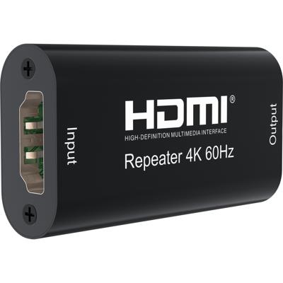 Techly IDATA HDMI2-RIP4KT audio/video extender AV-repeater Zwart