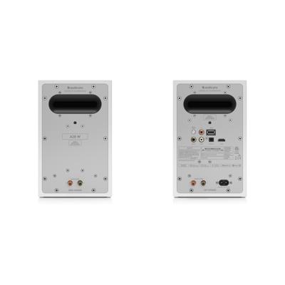 Audio Pro A28 W-Series Smart Multiroom 2x75W Boekenplank speaker Wit