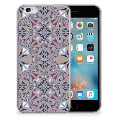 Apple iPhone 6 | 6s | TPU | Siliconen hoesje | Flower Tiles Apple iPhone 6 | 6s | TPU | Siliconen hoesje | Flower Tiles
